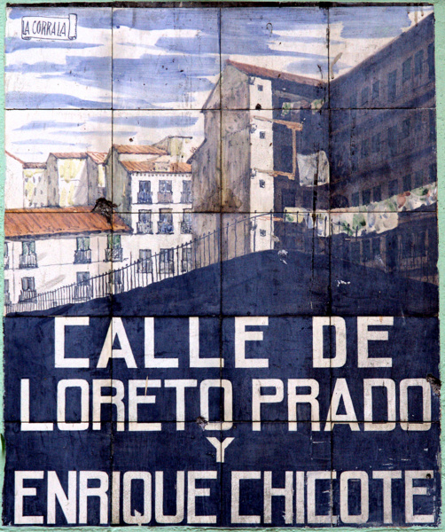 Calle de Loreto Prado y Enrique Chicote
